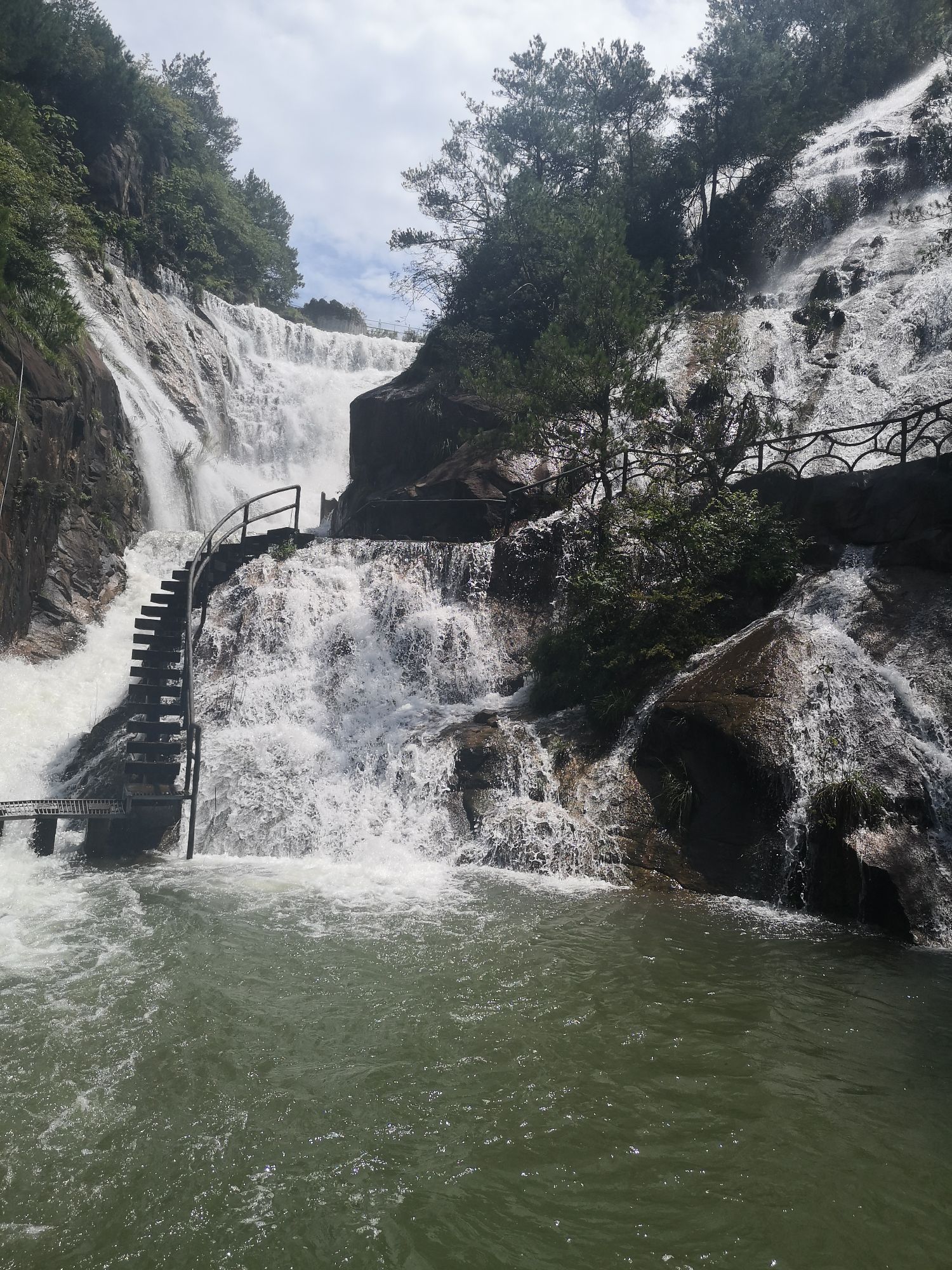 天台山大瀑布旅游景点攻略图