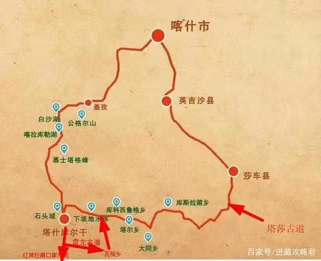 南疆游,除了喀什还有去往塔县路上的绝美景色