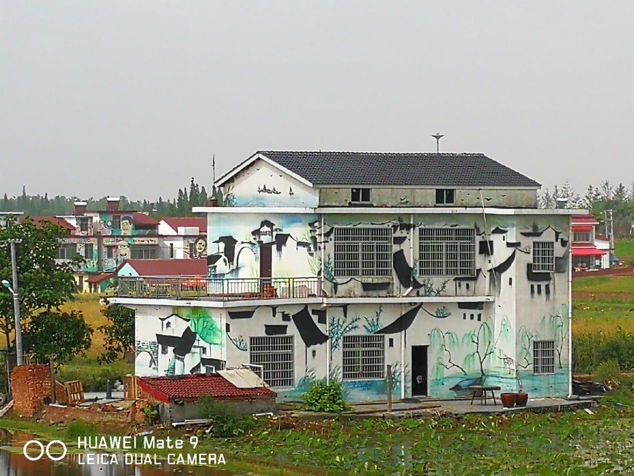 罗文花海涂鸦村