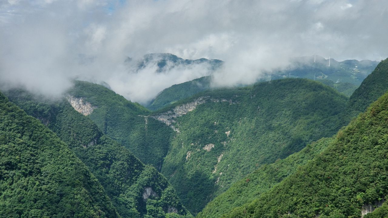 武陵山大裂谷旅游景点攻略图