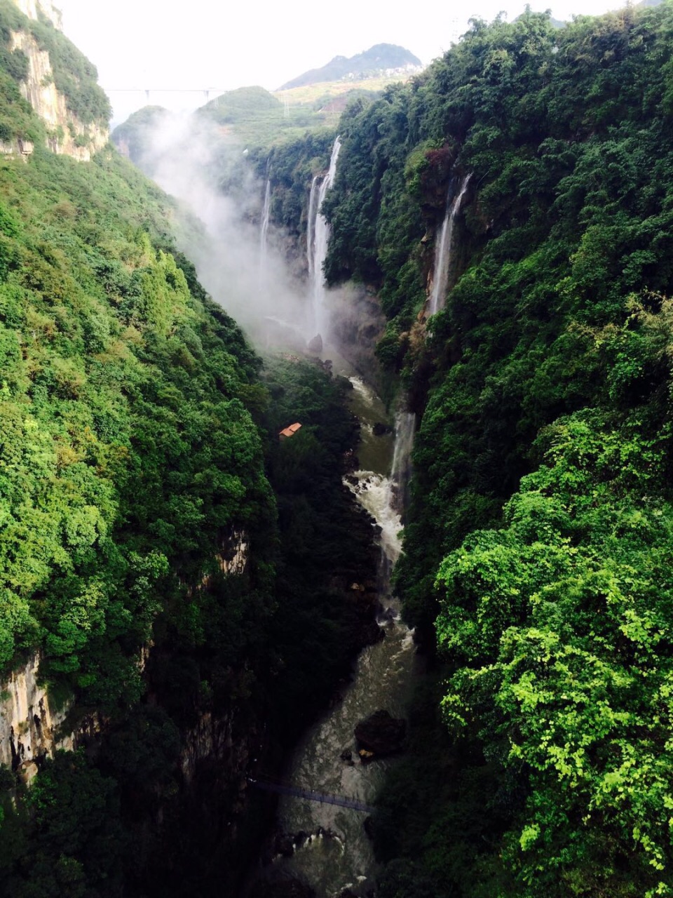 马岭河峡谷旅游景点攻略图