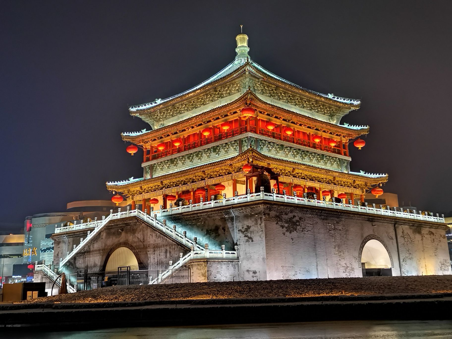 西安城墙旅游景点攻略图