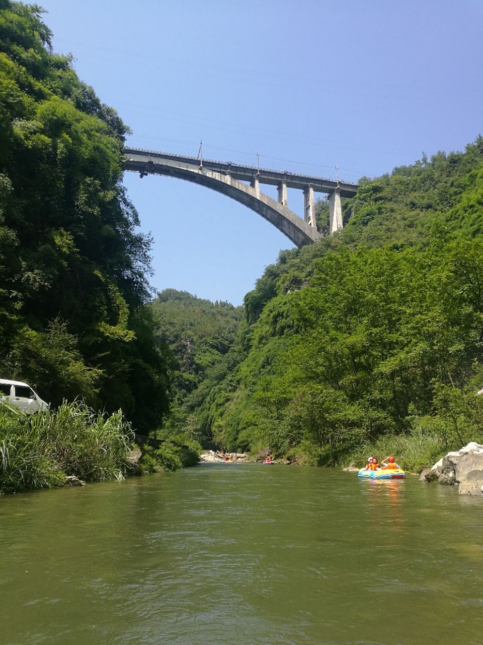 青龙峡漂流旅游景点攻略图