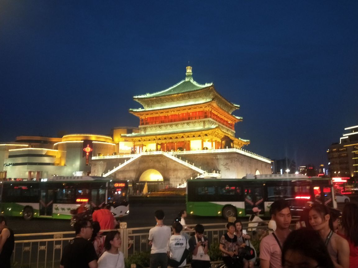 西安钟楼旅游景点攻略图