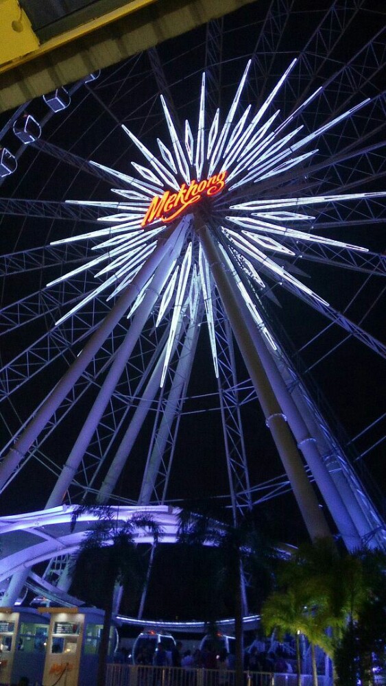 曼谷夜市摩天轮旅游景点攻略图