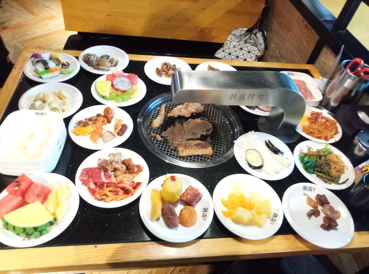 韩盛炭火自助烤肉(中央店)