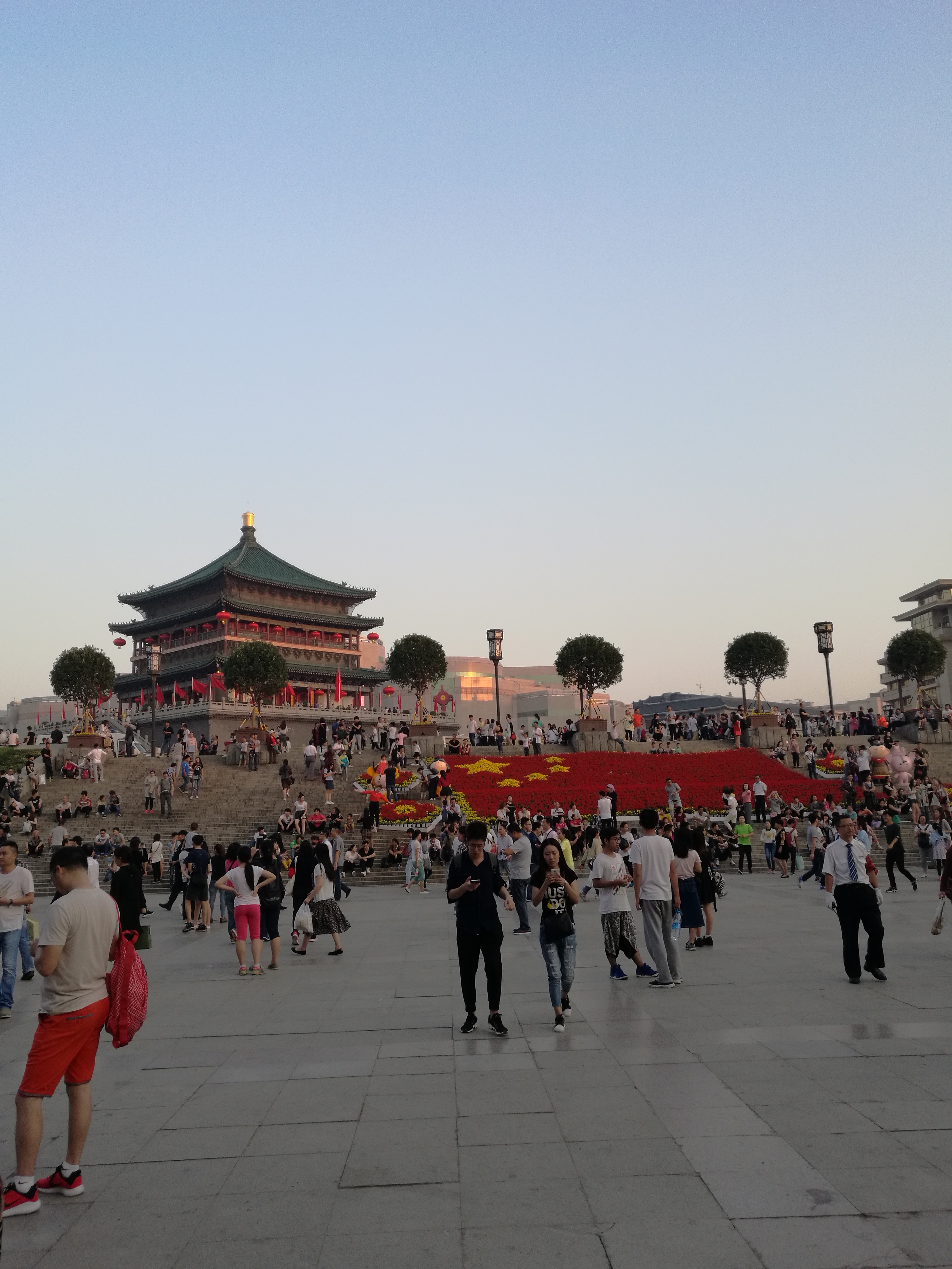 【携程攻略】西安钟鼓楼广场适合家庭亲子旅游吗,钟