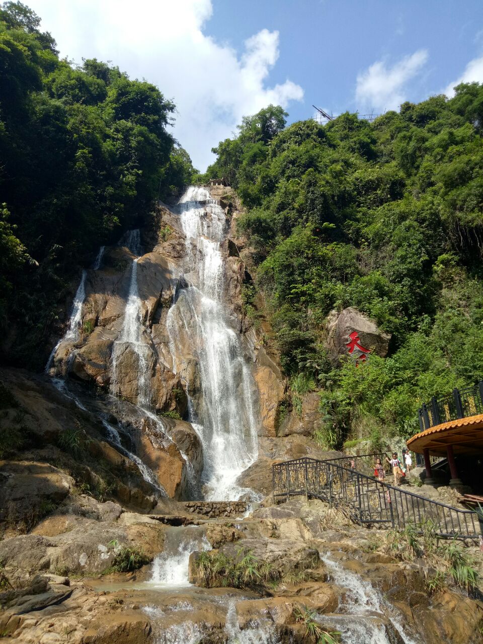 清远清远天子山瀑布好玩吗,清远清远天子山瀑布景点样