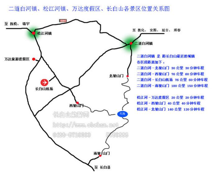 二道白河到西坡有多远