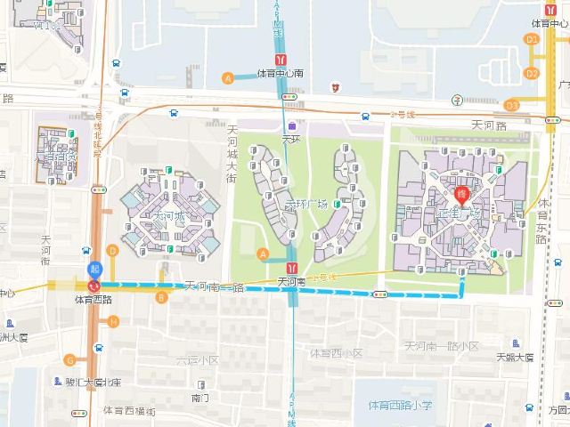 在体育西路地铁站怎样去正佳广场呀?_广州旅行问答_去