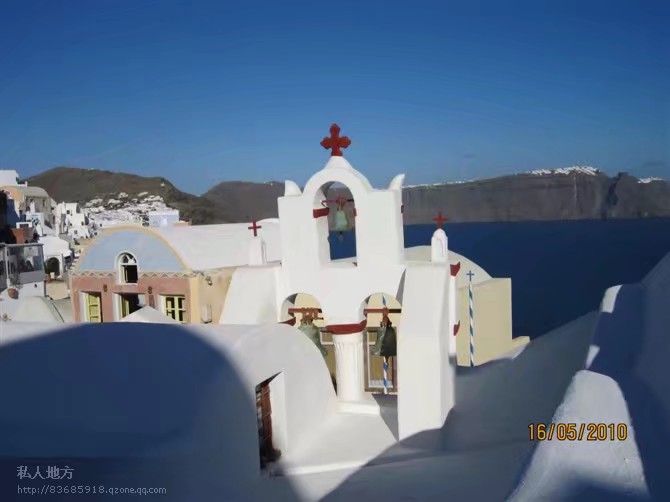 我爱圣岛,蓝色屋顶蓝色海,还有世界最美的日落,圣诞自驾游真的很棒