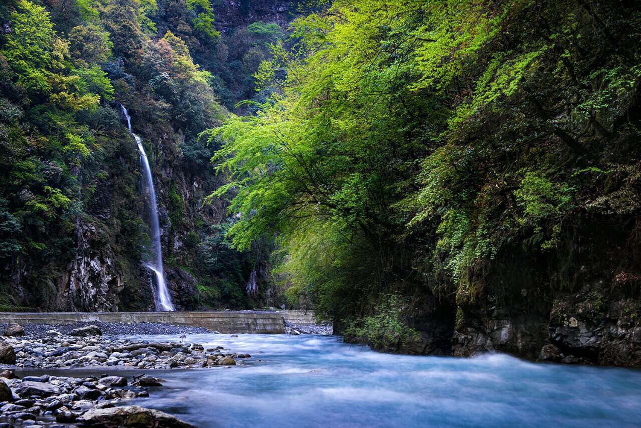 二郎山喇叭河风景区