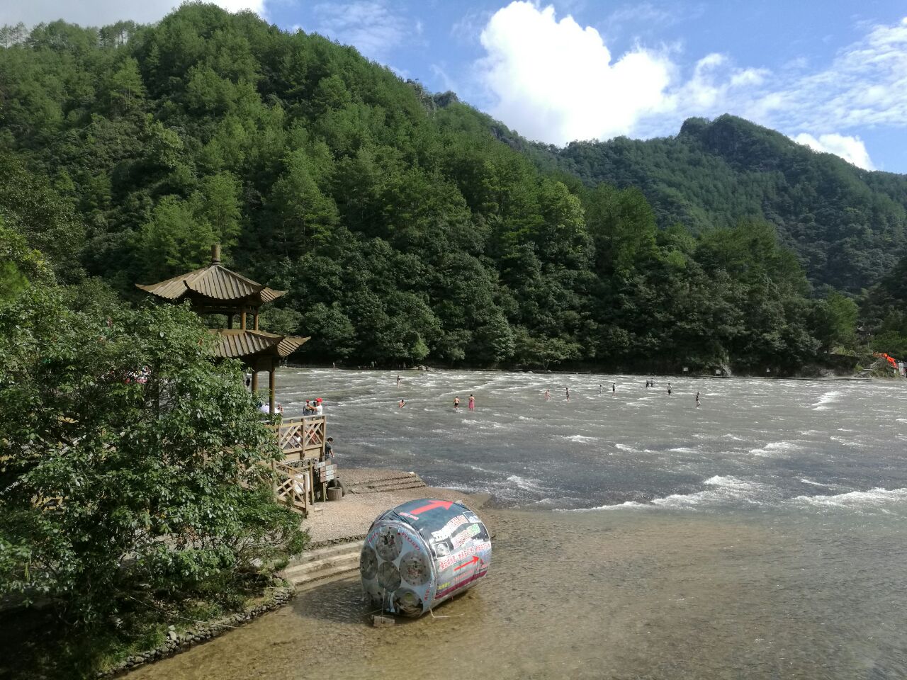 白水洋风景区旅游景点攻略图