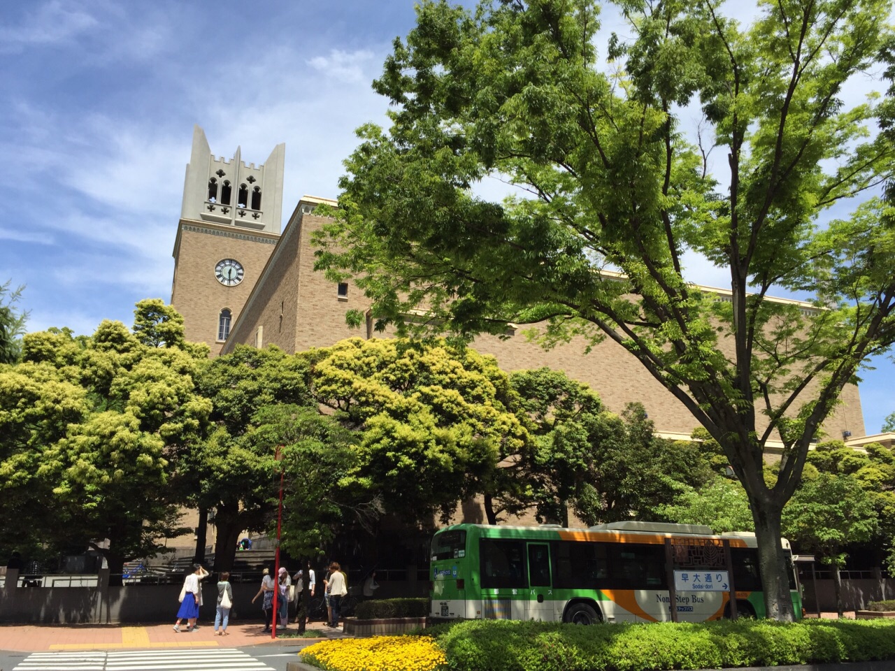 早稻田大学旅游景点攻略图