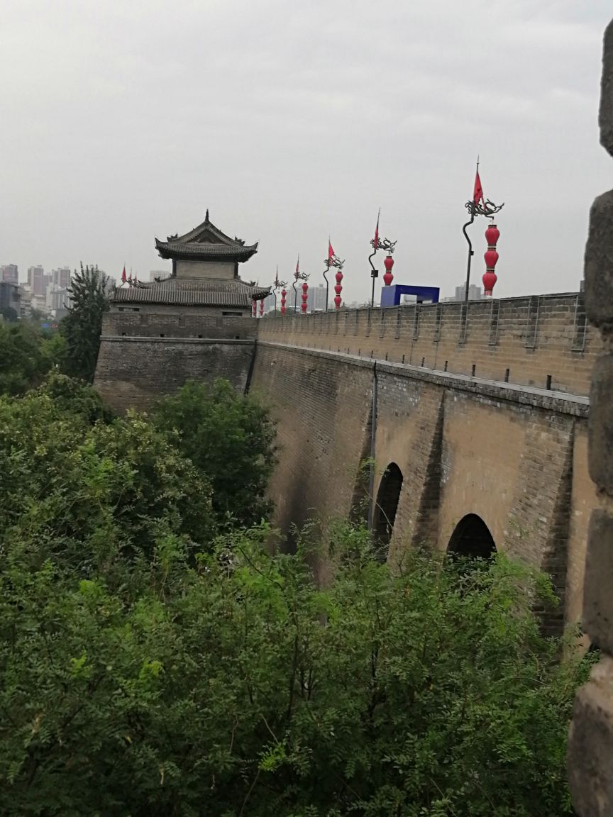 西安城墙旅游景点攻略图