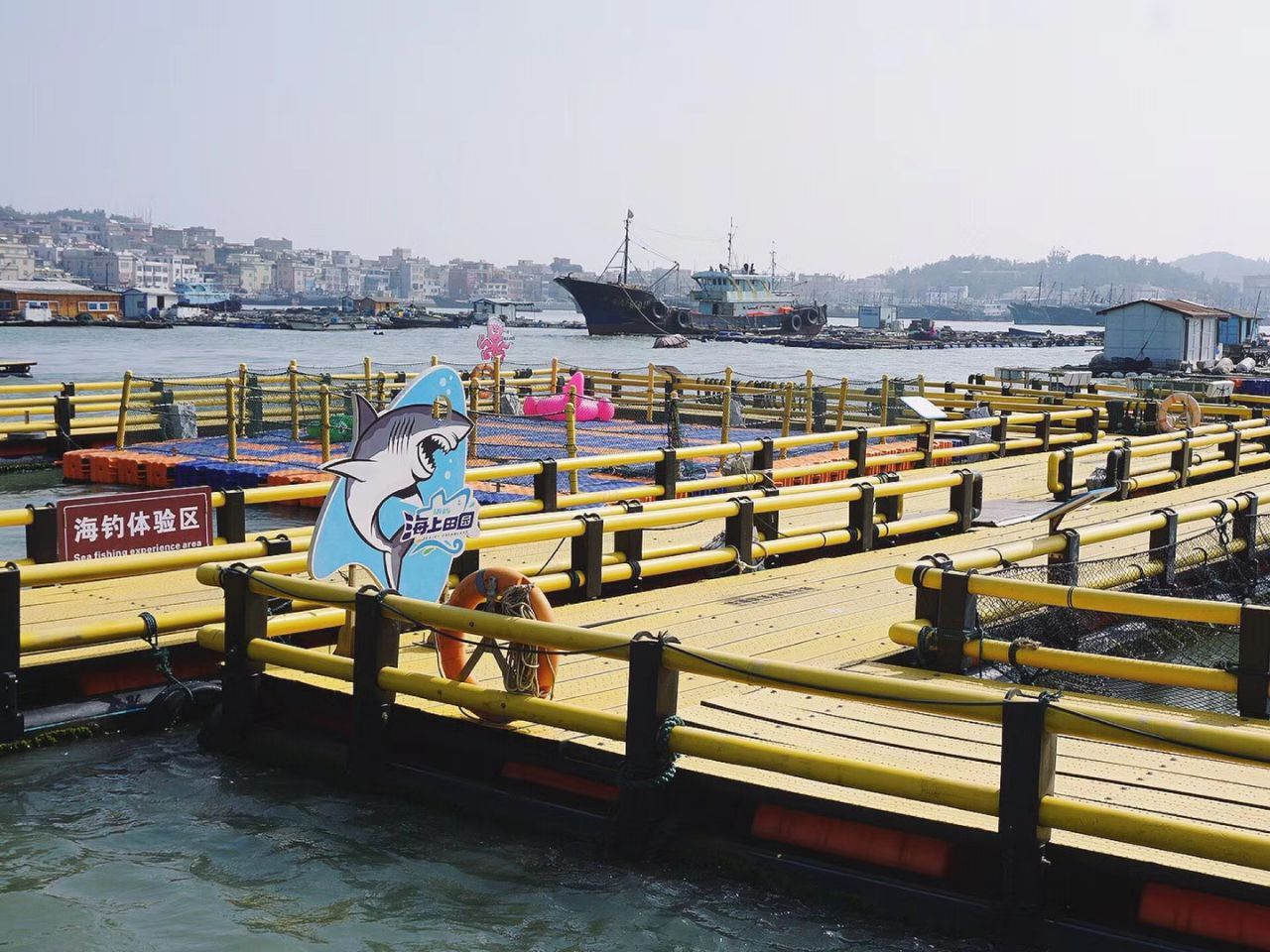浯屿海域建起一座"海上田园",这是一趟充满海洋海岛海鲜得海上之旅.