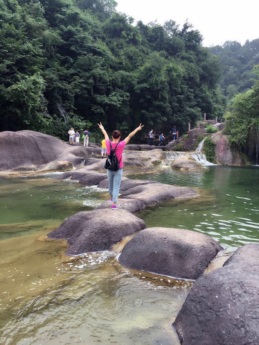 京山鸳鸯溪漂流旅游景点攻略图