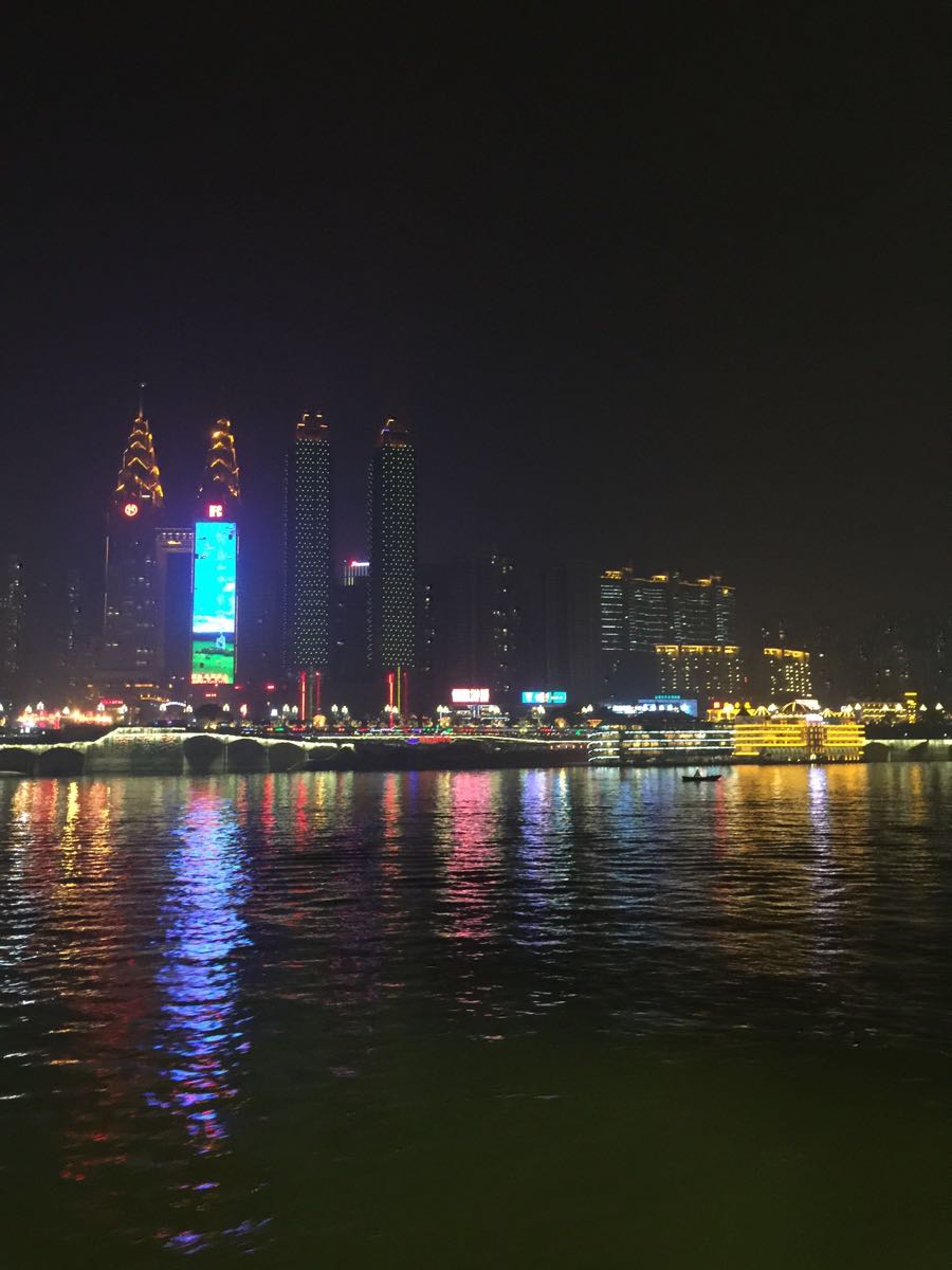 重庆两江夜游旅游景点攻略图