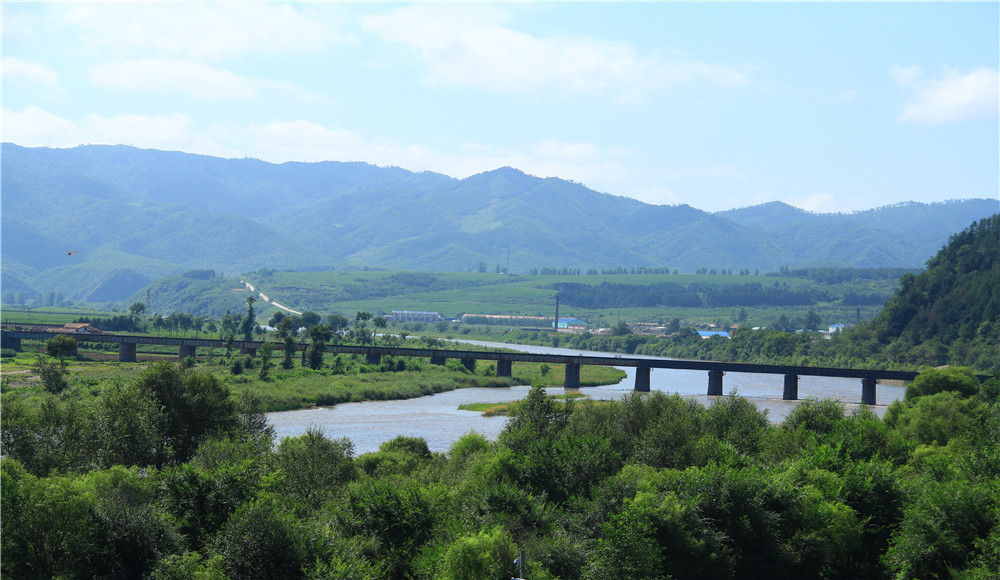 那一年,飘走东北,吉林省休闲之旅;图们市风采,中国图们国门,图们口岸