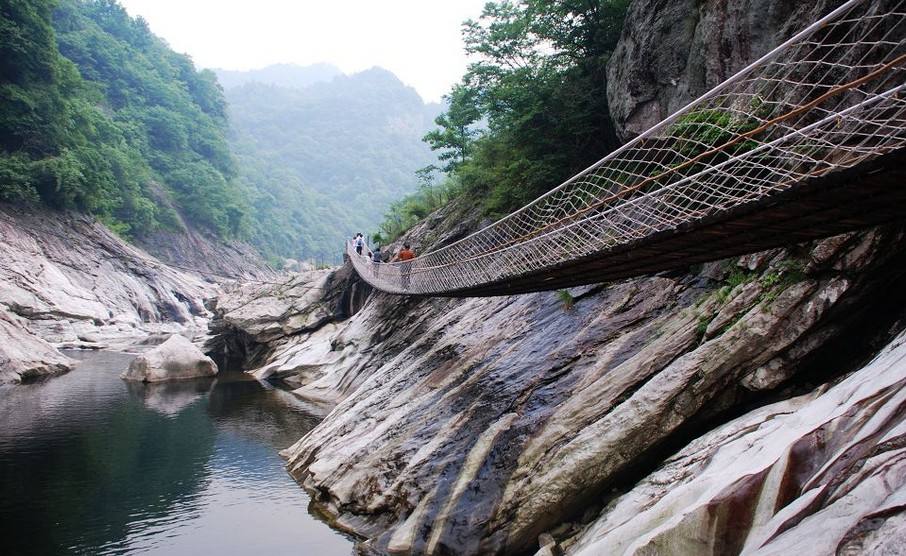 天堂寨风景区旅游景点攻略图