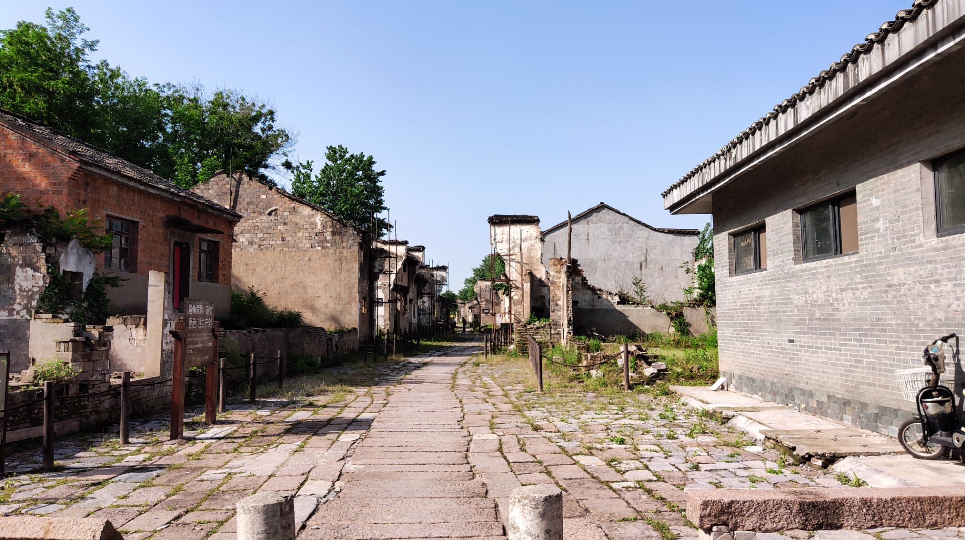 【携程攻略】铜陵大通古镇景点,值得去看看,对面是沙洲,1938年被日军