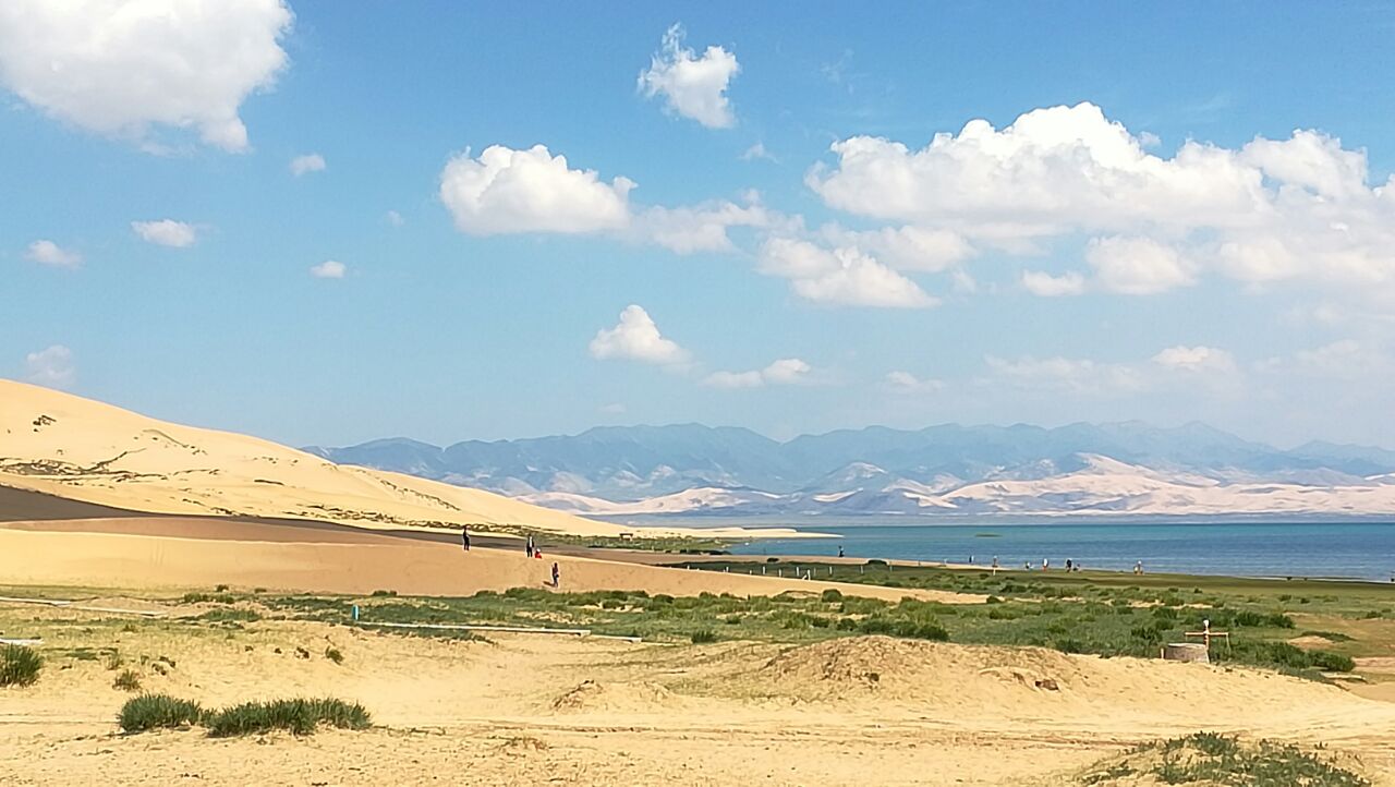 青海湖沙岛