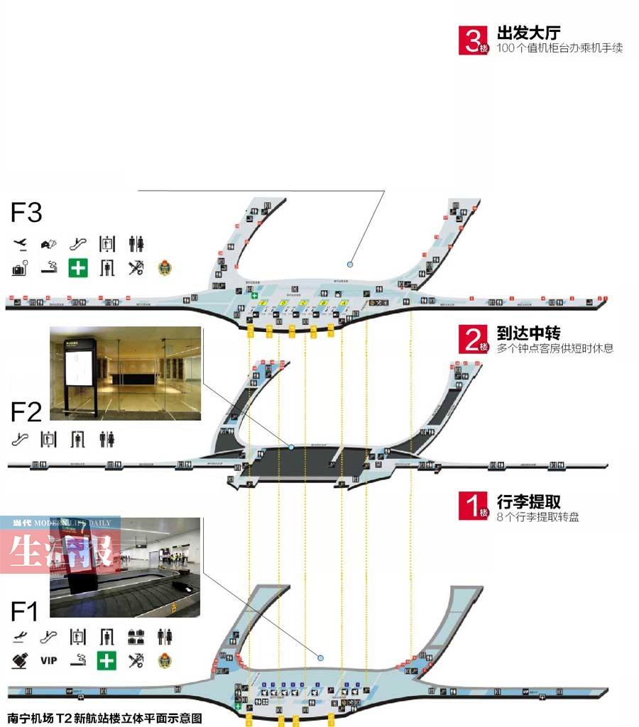 南宁吴圩机场登机口具体位置