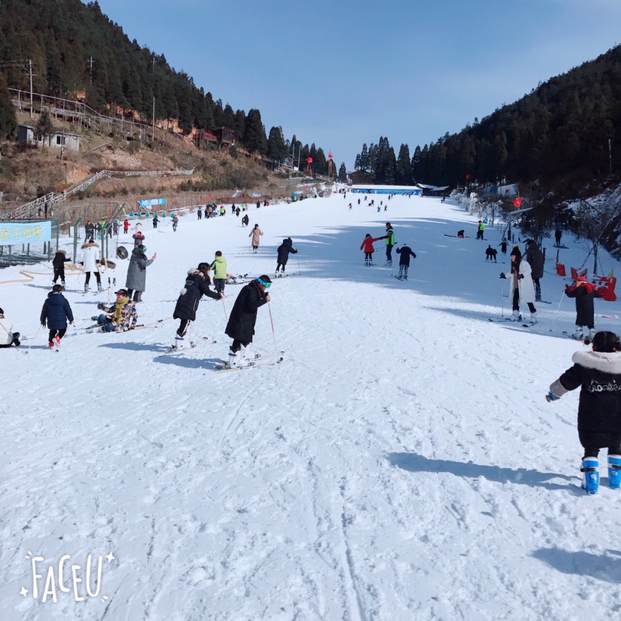 【携程攻略】文成绿水尖滑雪场景点,玩的很爽,小孩子