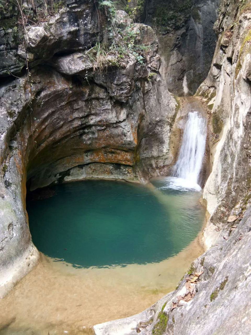 龙景大峡谷瀑布群旅游景点攻略图