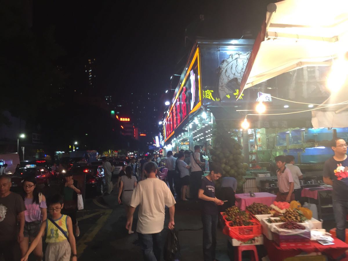 乐园路海鲜一条街旅游景点攻略图