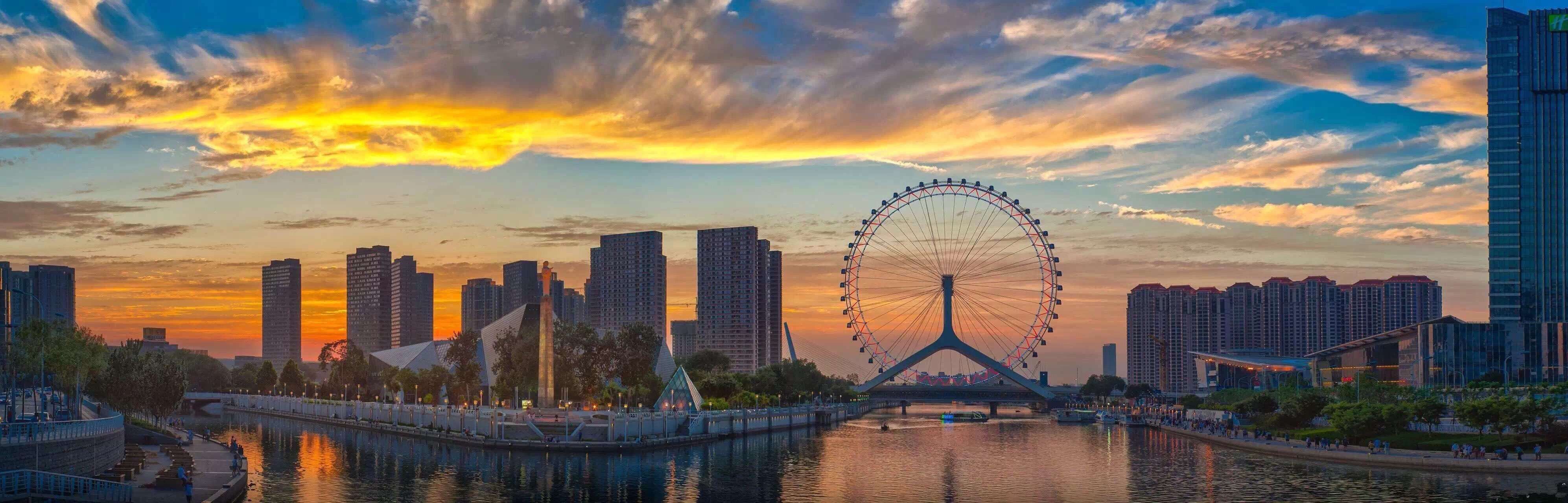 我大天津的天津之眼是外地游客必去的景观之一,现在天冷了