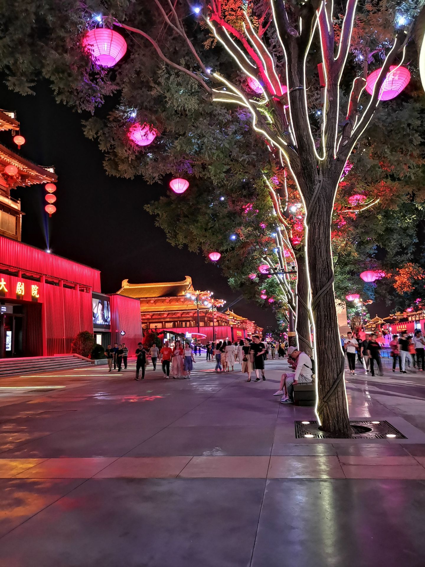 大唐不夜城旅游景点攻略图