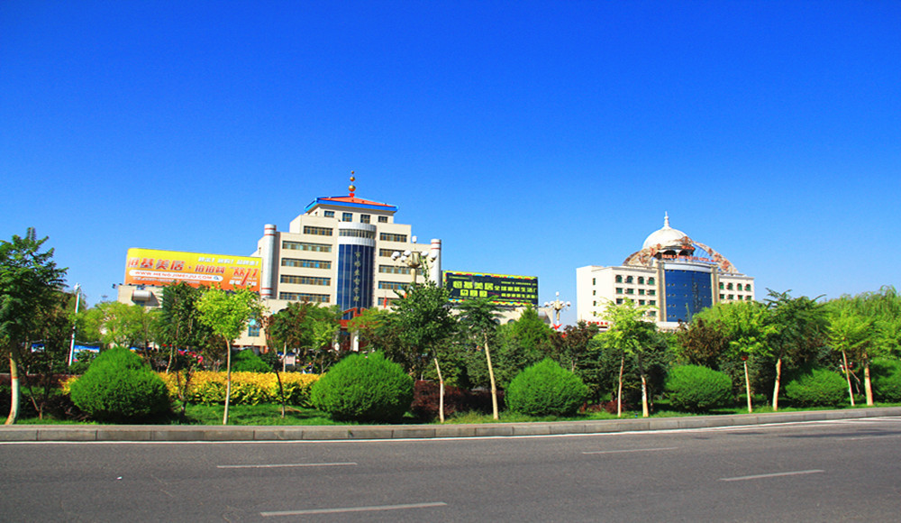 第五段:雄关广场 嘉峪关市雄关广场人称西北第一广场,位于新华路和