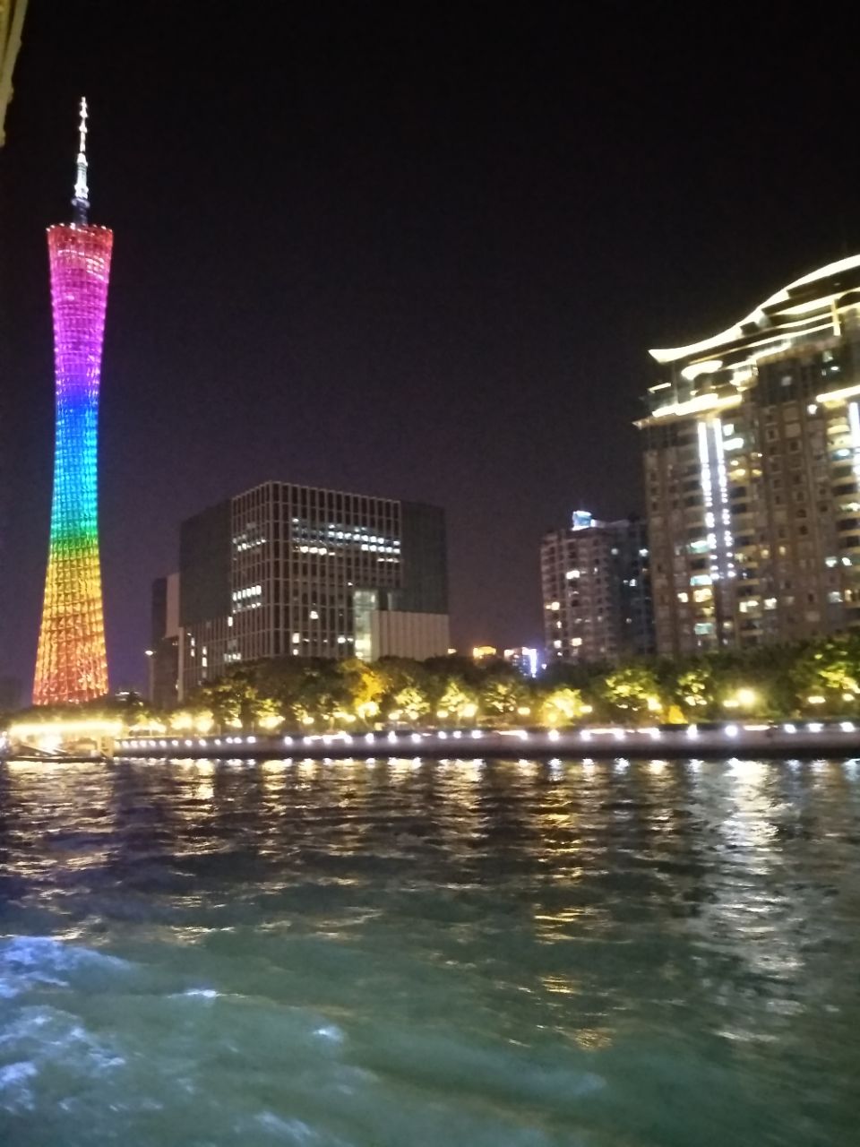 珠江夜游旅游景点攻略图