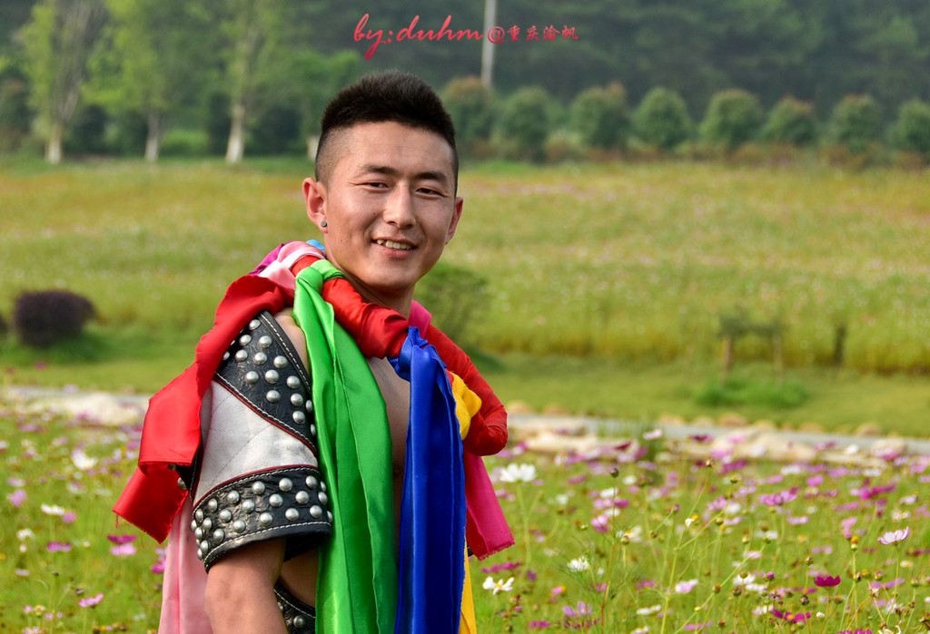 帅气的草原小伙