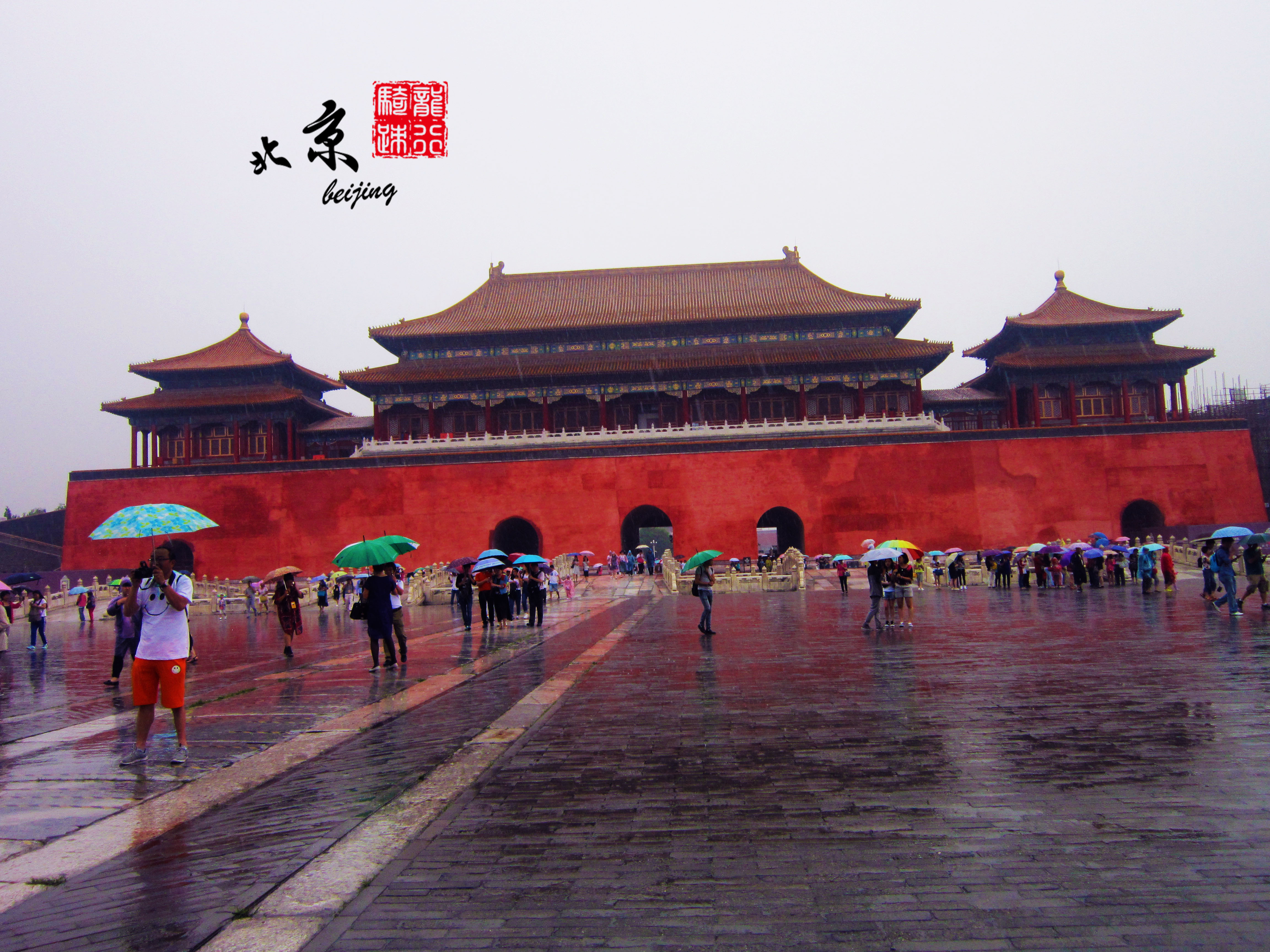 北京故宫建筑速写图片展示