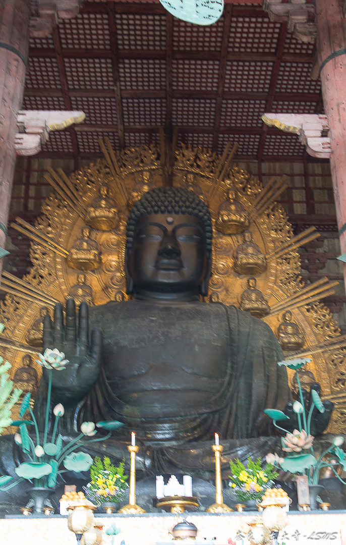 东大寺大佛殿,正面宽度57米,深50米