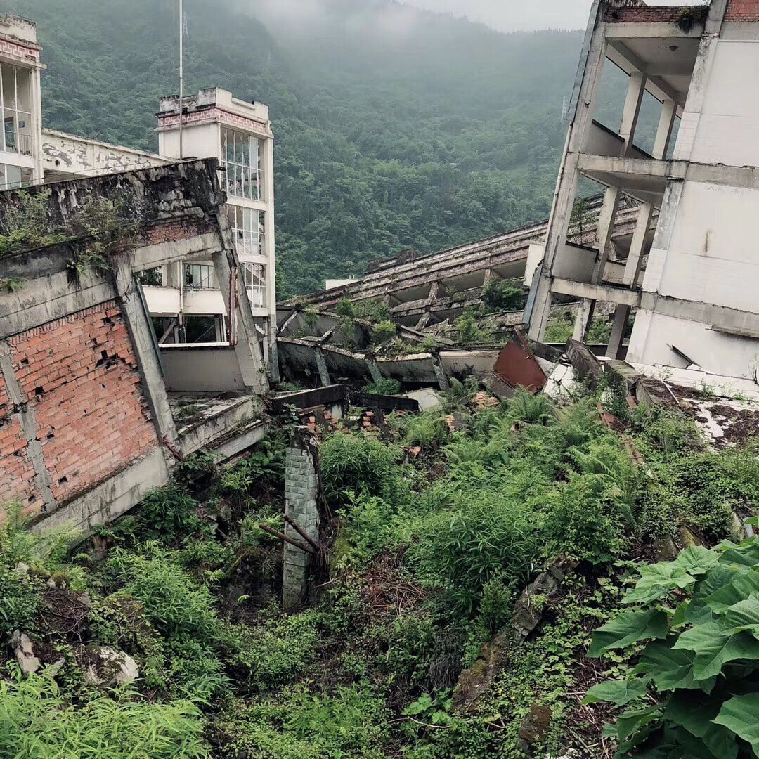 映秀地震遗址