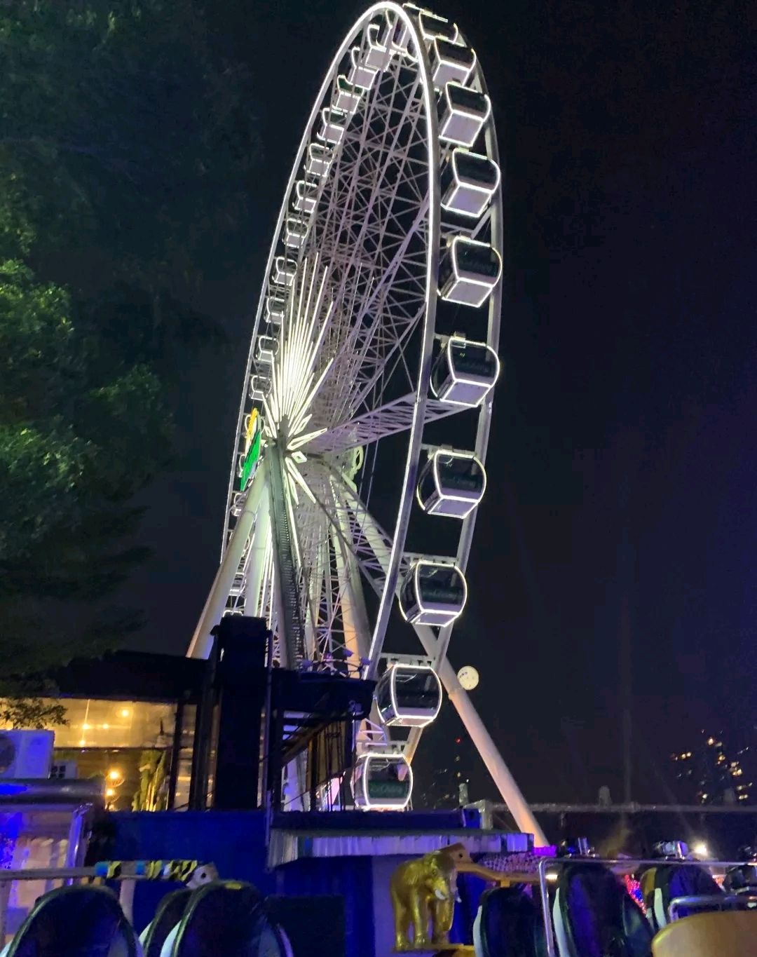 曼谷夜市摩天轮旅游景点攻略图