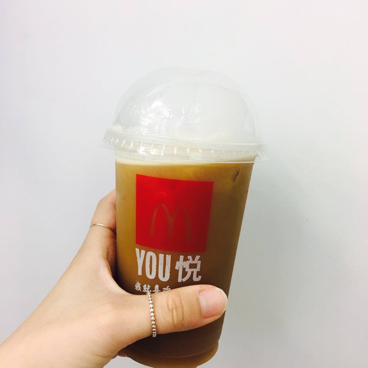 【携程美食林】广州麦当劳(红棉店)餐馆,冰咖啡先做好