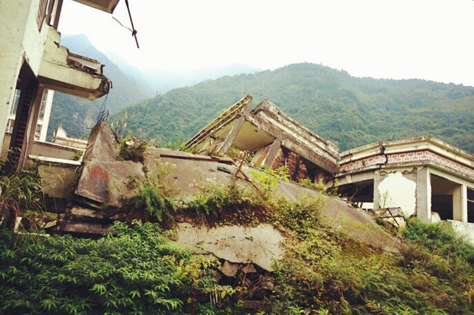 映秀地震遗址