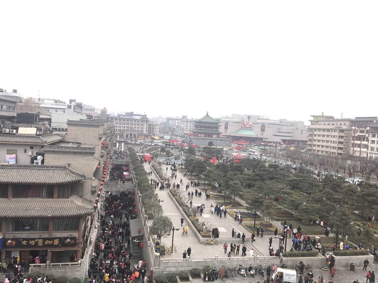西安钟楼旅游景点攻略图