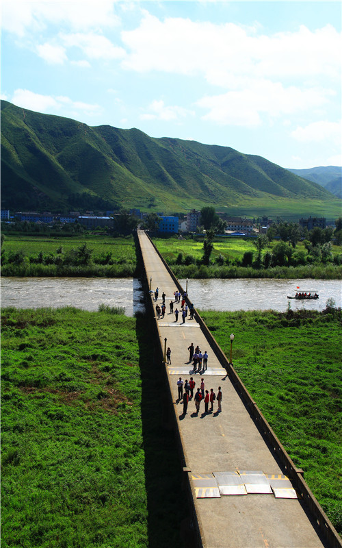 图们市风采,中国图们国门,图们口岸,朝鲜南阳城,图们江畔【第一站