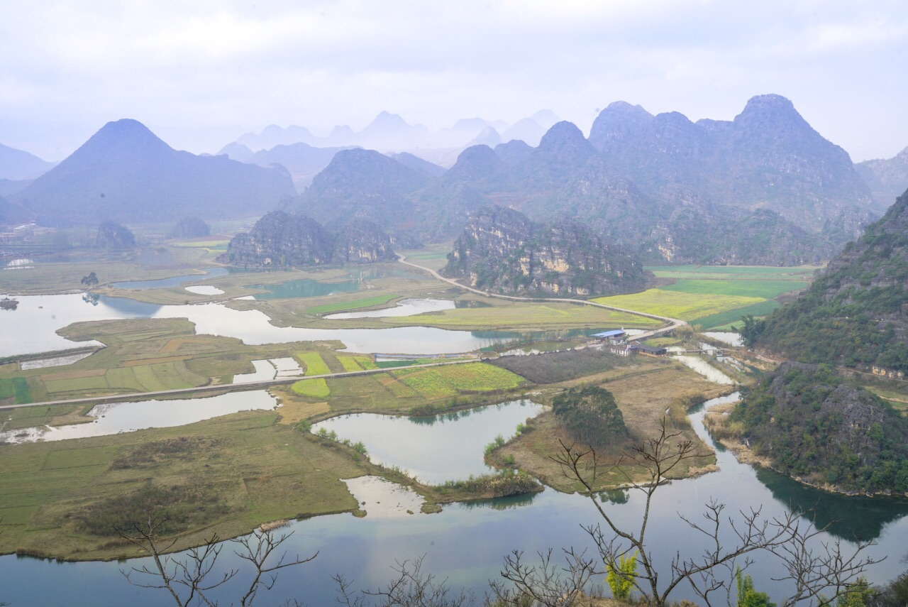 普者黑旅游景点攻略图