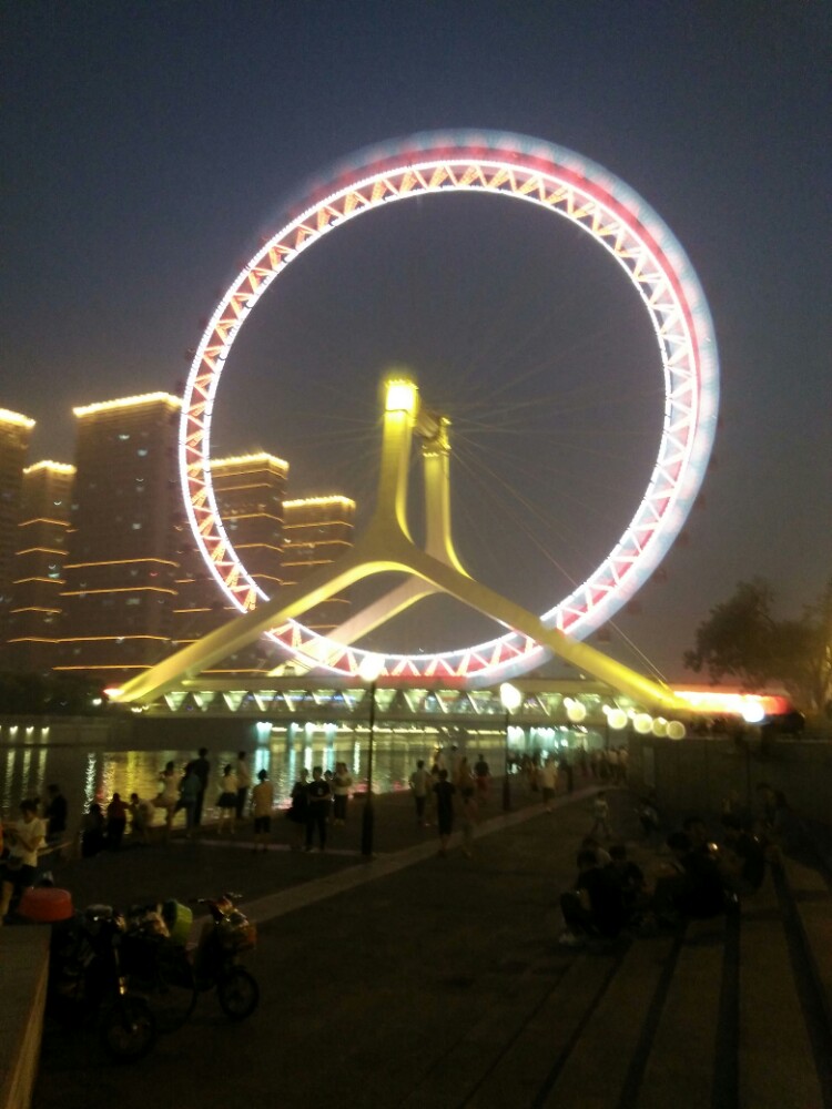 长治县天津摩天轮手绘