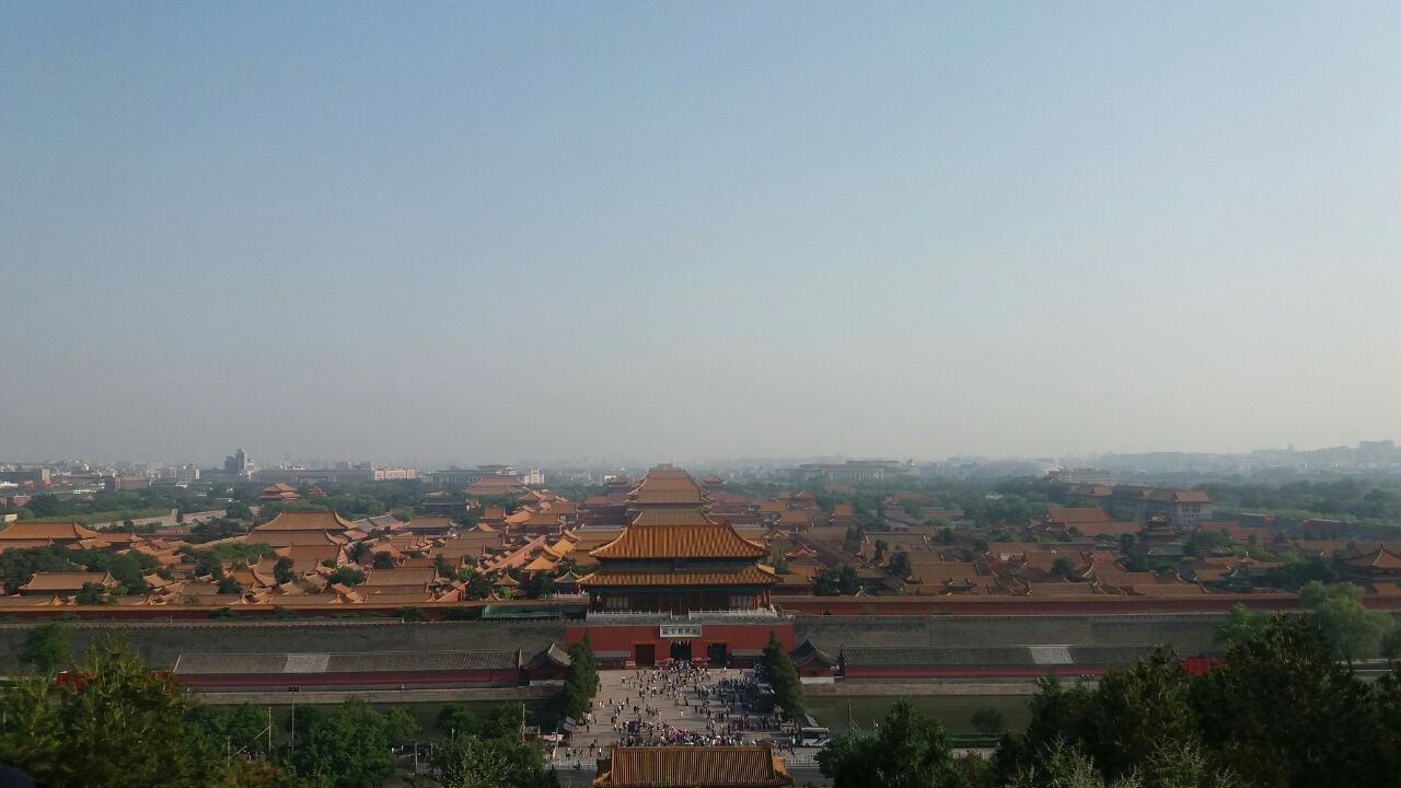 俯瞰北京中轴线,一定来景山公园!吹凉风好舒服