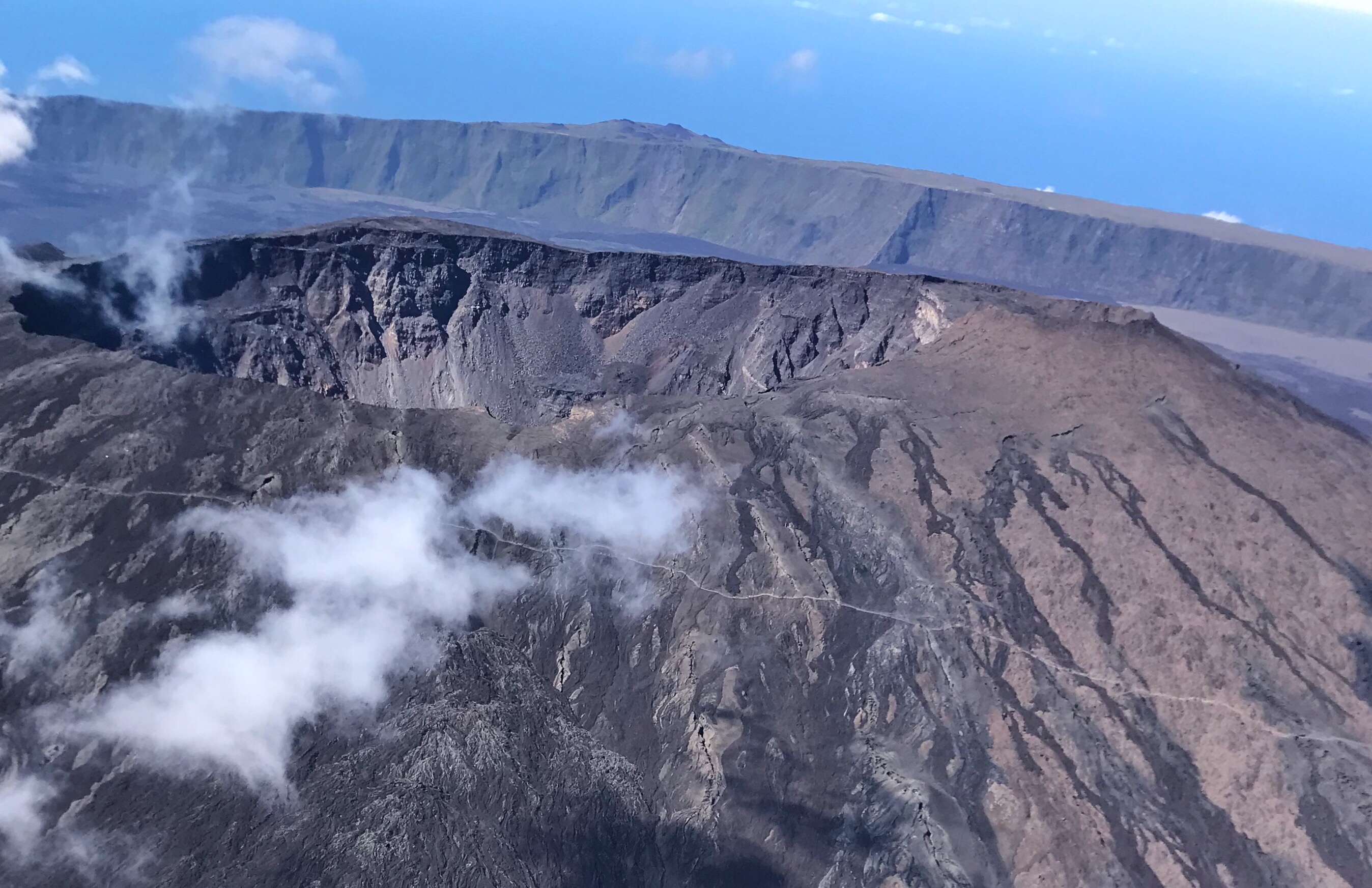 富尔奈斯火山piton de la fournaise