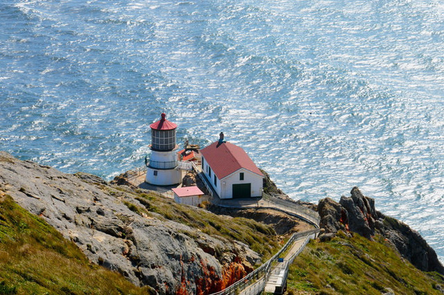 旧金山以北的point reyes national seashore,陡峭而磅礴.