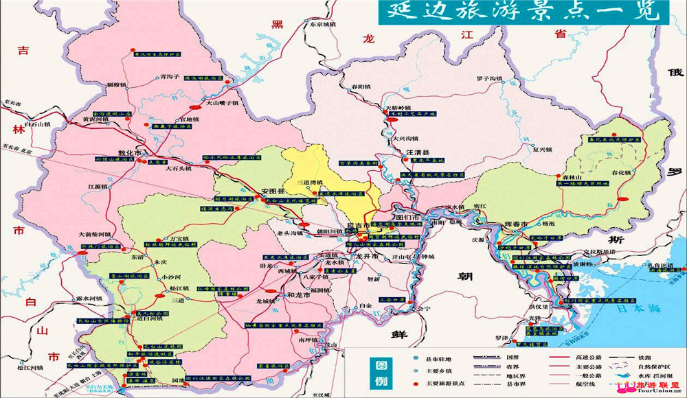 延吉市地图