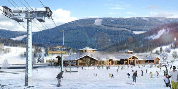 温泉与雪场并存的滑雪场以长白山16峰为依托,南有天池,二道白河,东